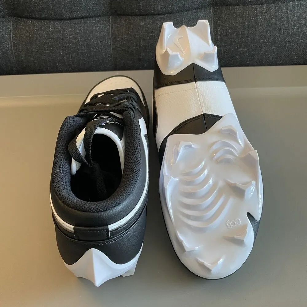 Nike Air Jordan 1 Vapor Edge Low TD Panda Black White FJ6245-100 Mens Size 14